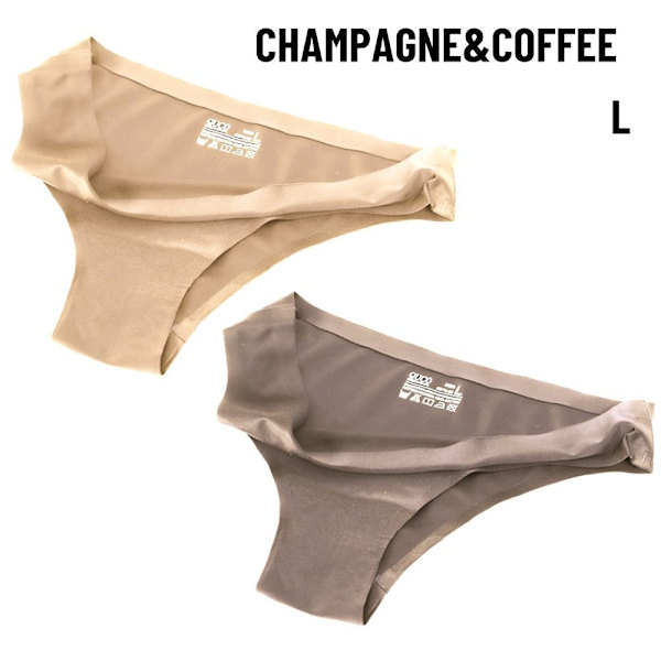 Dam Trosor Sidenunderkläder CHAMPAGNE&KAFFE L champagne&coffee L
