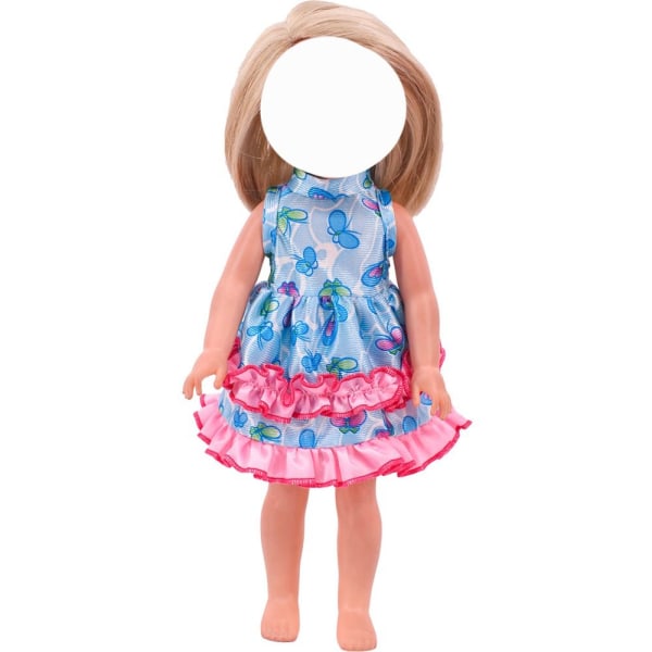 Minidress til dukkeklær 2 2 2