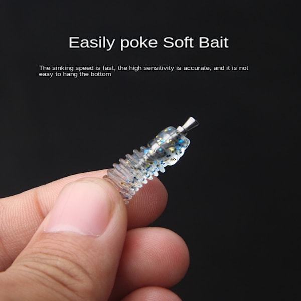10/20st Fiske Tungsten höst Insats Fiskevikter 0.45g-20pcs
