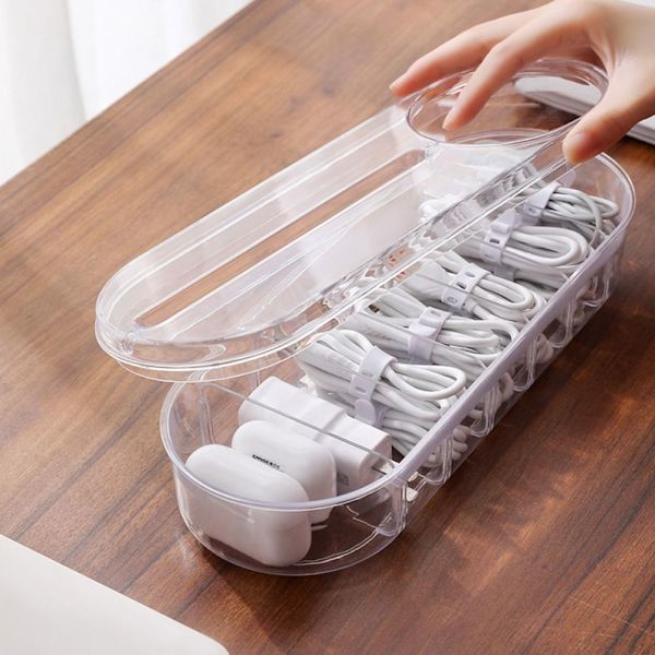 Datakabel lagringsboks Datalinje lagringsbeholder LAGRING Storage Strap