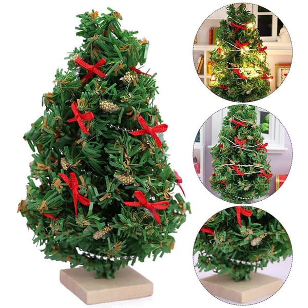 Mini String Flower Christmas Tree Garlands 3 3 3