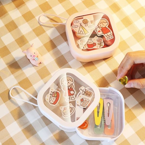 Mini Oppbevaringsveske Desktop Orangizer Box ROSA pink