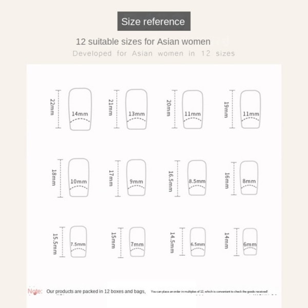 24stk False Nails Long Square W498 W498 W498