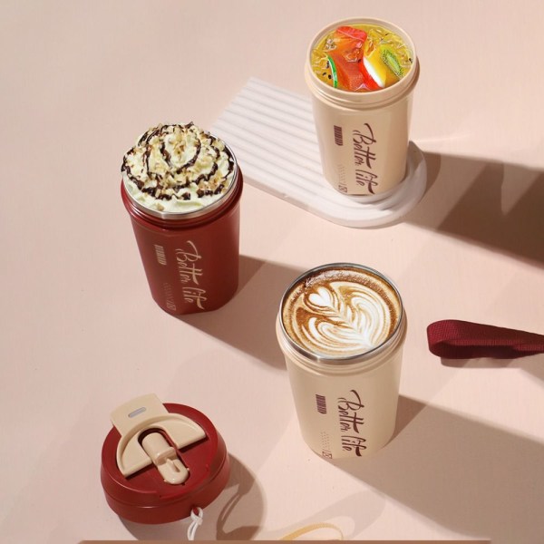520/620ML kaffemugg Vakuummugg BEIGE 620ML 620ML beige 620ML-620ML