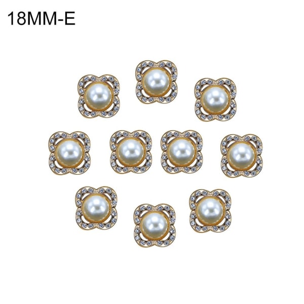 Brocher Pins Rhinestone Button 18MME E 18MME