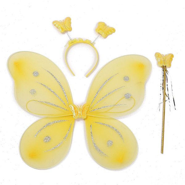 3 kpl / set Fancy Dress Glitter Butterfly STYLE 7-3 KPL / SET STYLE Style 7-3pcs/set