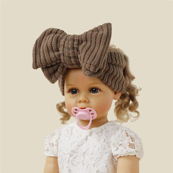 Baby pandebånd Børn Elastik Hårbånd MØRKEBRUN MØRKEBRUN Dark Brown