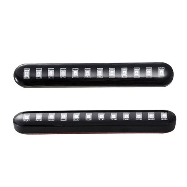 2 STK Motorcykel Blinklys LED Lysstriber Nummerplade