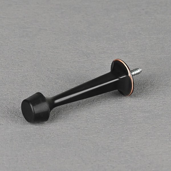 2stk Gummi Dørstopper Veggbeskytter SORT RØD SORT RØD Black Red