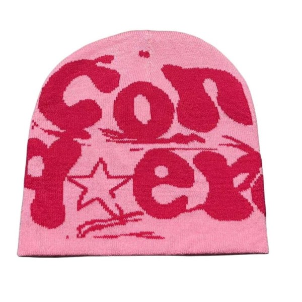 Knitting Hat Beanie Bonnet PINK pink