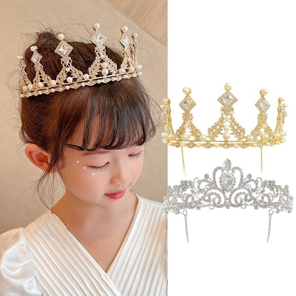 Princess Crown Tiaras -pääpanta STYLE 1 STYLE 1 Style 1