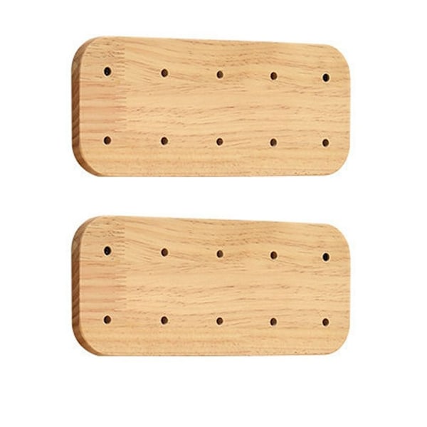 2 st Trä Hålpanel Peg Board 2 ST 2pcs