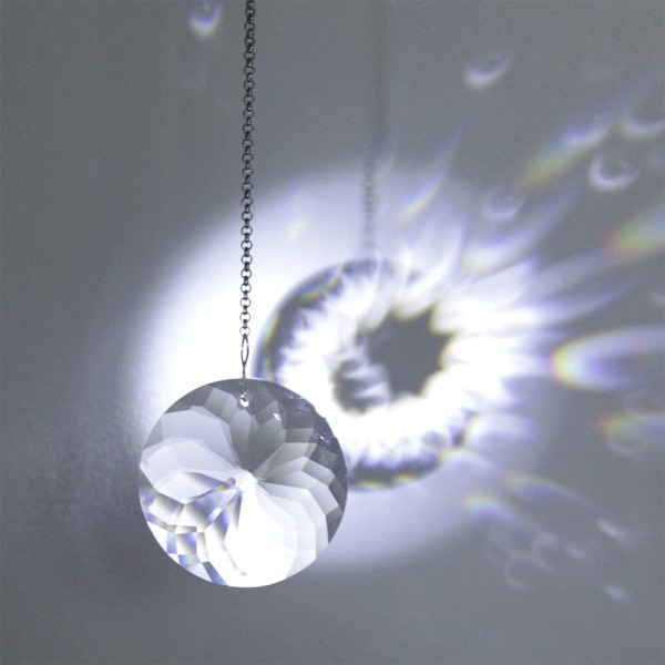 Sun Catcher Rainbow Prism Ball LÄPINÄKYVÄ LÄPINÄKYVÄ Transparent