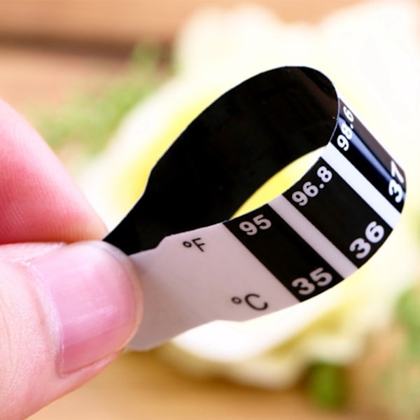 20 stk pandehoved termometer Strip Sticker LCD Digital 20Pcs