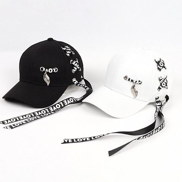 Baseballcapser Duckbill Chapeau Hat SVART black