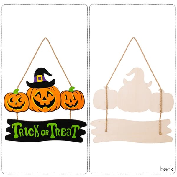 Tre anheng Hengende Gnome Ornamenter GRESKIN STIL GRESKIN Pumpkin style