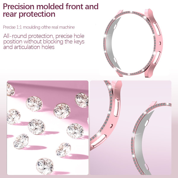 Case, timanttipinnoitettu cover , LÄPINÄVÄ 40 mm 40 mm transparent 40mm-40mm