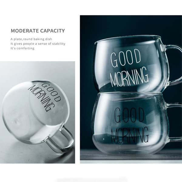 Letter Glass Cup Drink Cup 2 2 2