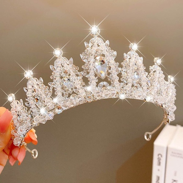 Princess Crown Tiaras pandebånd STIL 9 STIL 9 Style 9