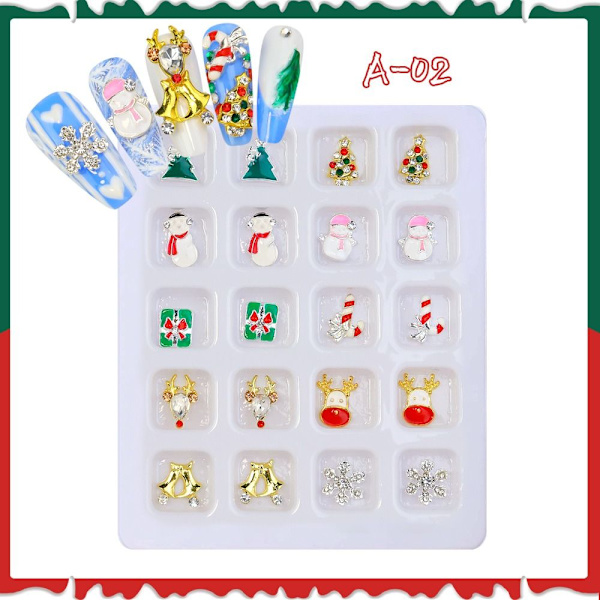 Christmas Nail Art Charms Nail Art dekoration 2 2 2