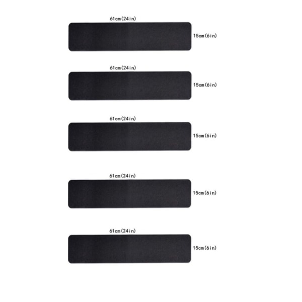 Matte Non-Slip Strip 5 STK 5 STK 5 pcs