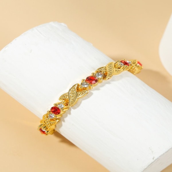 Magnetiska armband Klimakteriet Återupplivande armband MULTICOLORED #2 Multicolored #2 Gold Chain