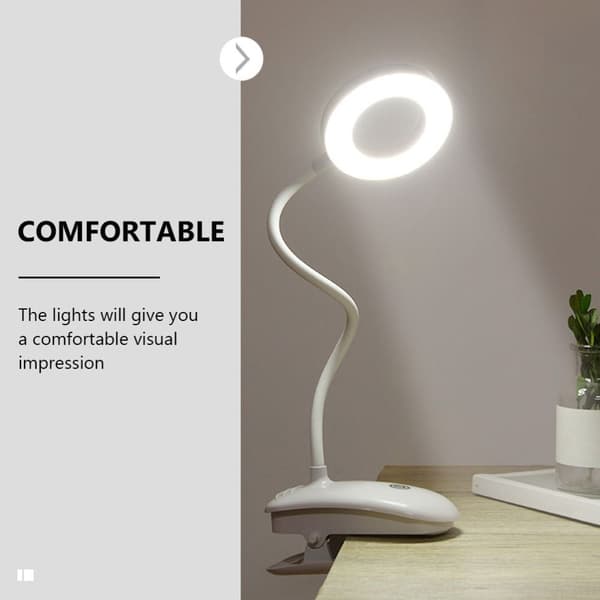 USB Clip-on skrivebordslampe LED Study Light Øyebeskyttelseslamper