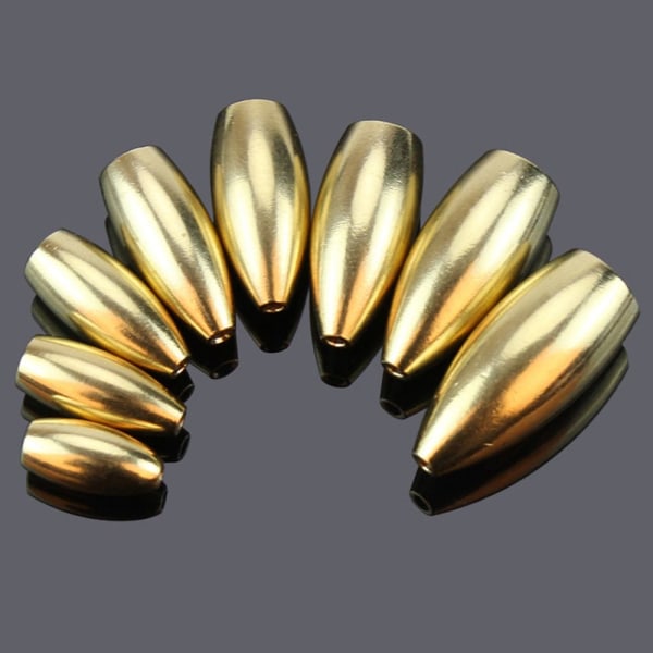 5st/lot Koppar Fiskebly fall Mässing 17G 17G 17g