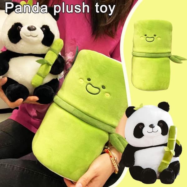 Panda pehmo täytetty bambulelu A A A