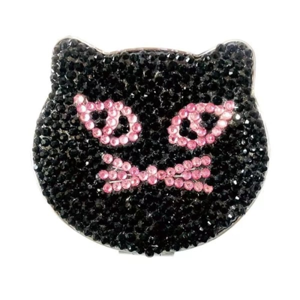 Makeup Spejl Diamant Maleri SORT KAT SORT KAT Black Cat