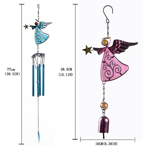 Angel Wind Bell Wind Chimes GRÖN 1 1 green 1-1