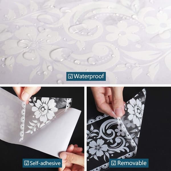 Tapet Border Transparent Window Sticker