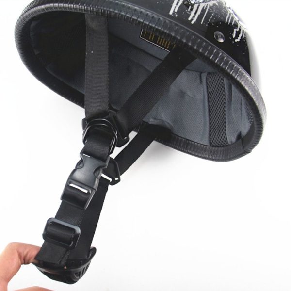 Pipo kypärä puolikypärän cap MUSTA S 54-56CM S 54-56CM Black S 54-56cm-S 54-56cm