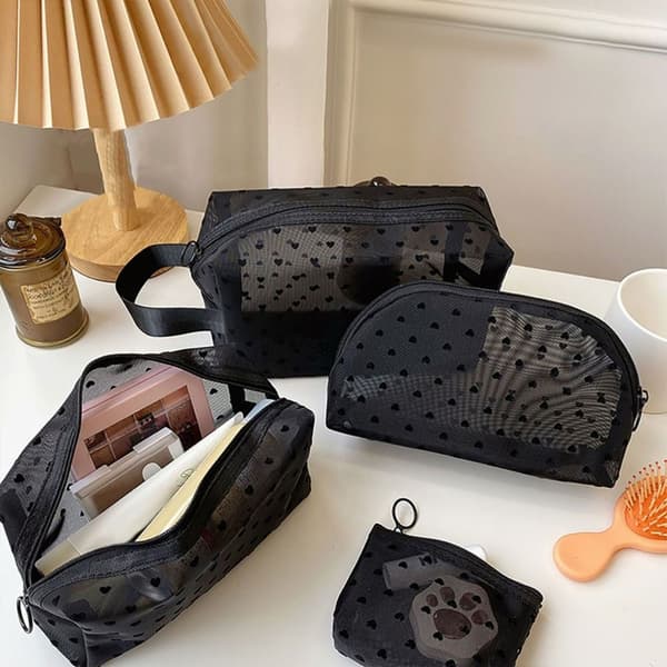 Kosmetisk taske Makeup-taske SORT 2 2 black 2-2