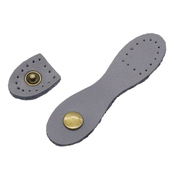 Läderväska Spänne Plånbok Hasp MÖRKGRÅ 5ST 5ST dark grey 5PCS-5PCS