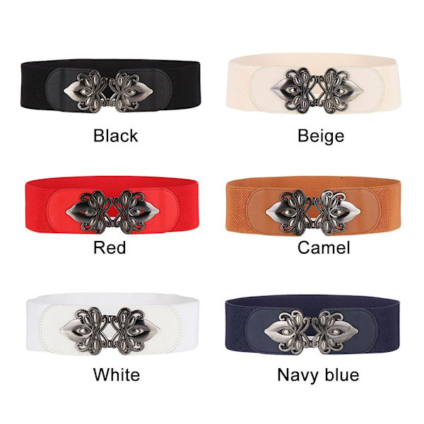 Elastiska bälten Midjerem VIT white
