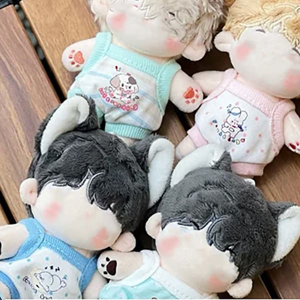 10CM/20CM Doll Jumpsuits Mini Doll Kläder 20CM-B 20CM-B 20CM-B