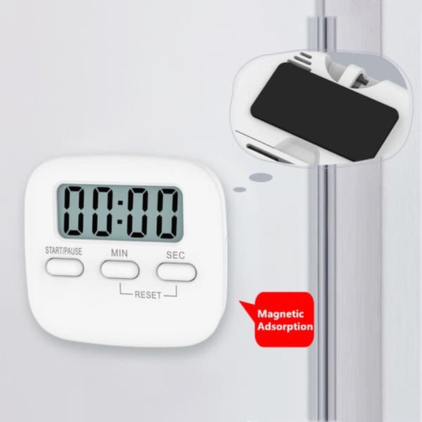 Digital Timer Nedtællingsur - HVID White