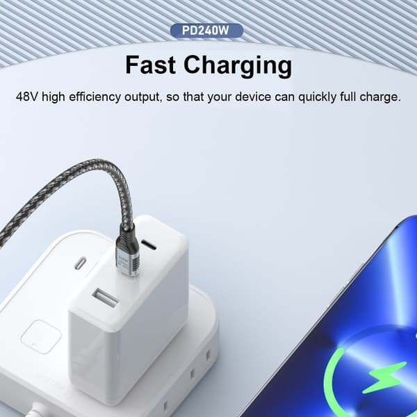 USB-C till typ C-kabel USB 4.0 Gen 3 0.2M 0.2m