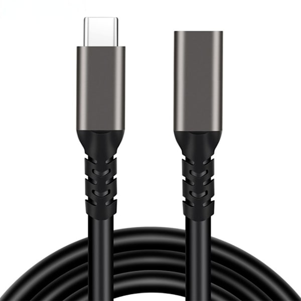 USB 3.2 Type-C -jatkokaapeli USB-C PD 100W uros-naaras 1M 1m