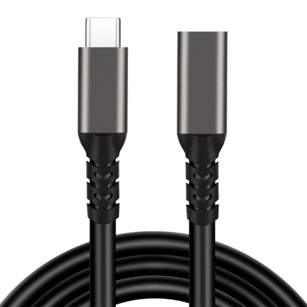 USB 3.2 Type-C -jatkokaapeli USB-C PD 100W uros-naaras 2M 2m