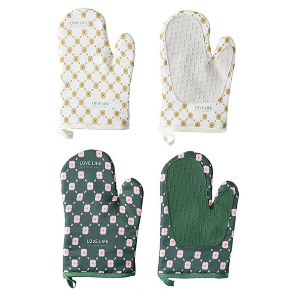 Ovnhandsker Bagehandsker GRØN 1 PAR 1 PAR Green 1 Pair-1 Pair
