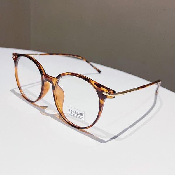 Anti-Blue Light Glasses Pyöreät silmälasit HARMAAT Grey
