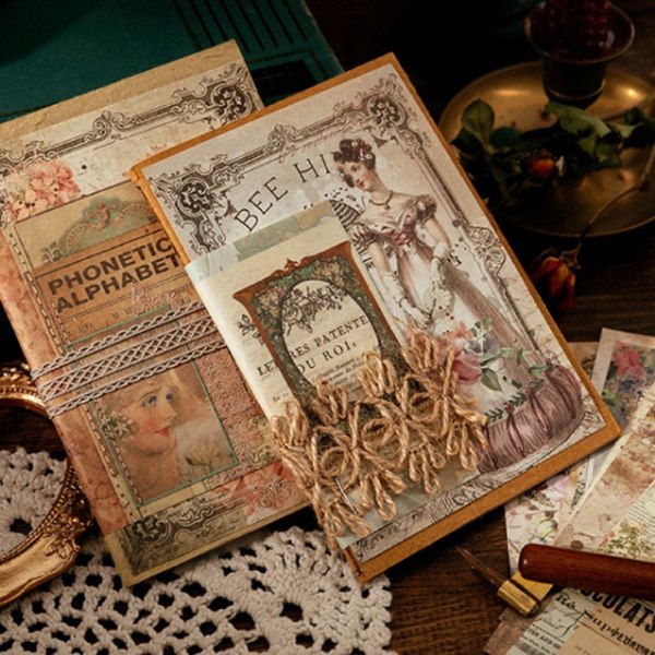 100kpl/kirja Vintage Viestimateriaali Paperi 04 04 04