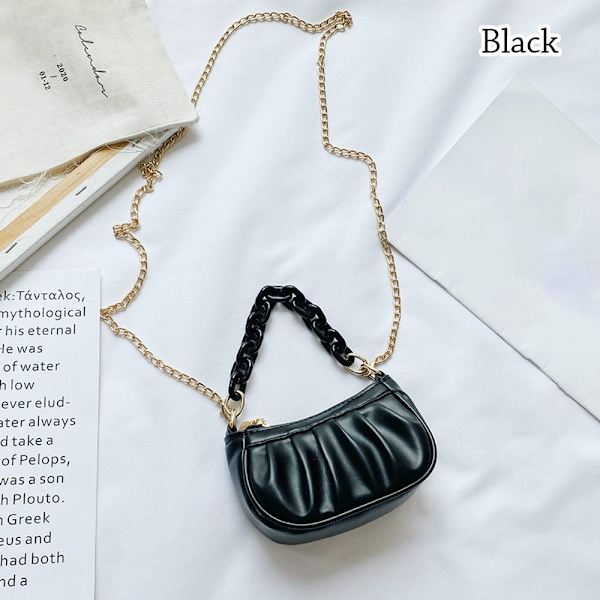 Mini Clutch Taske Crossbody Tasker SORT black