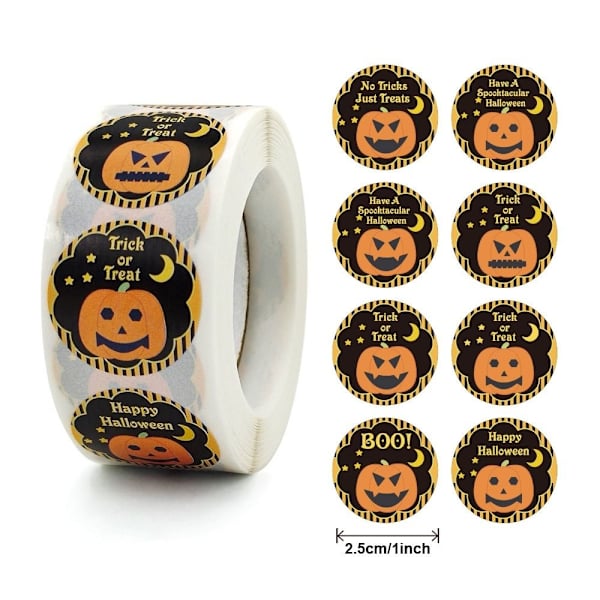 Halloween-klistremerker Gresskaretiketter-klistremerke STIL 7 STIL 7 Style 7