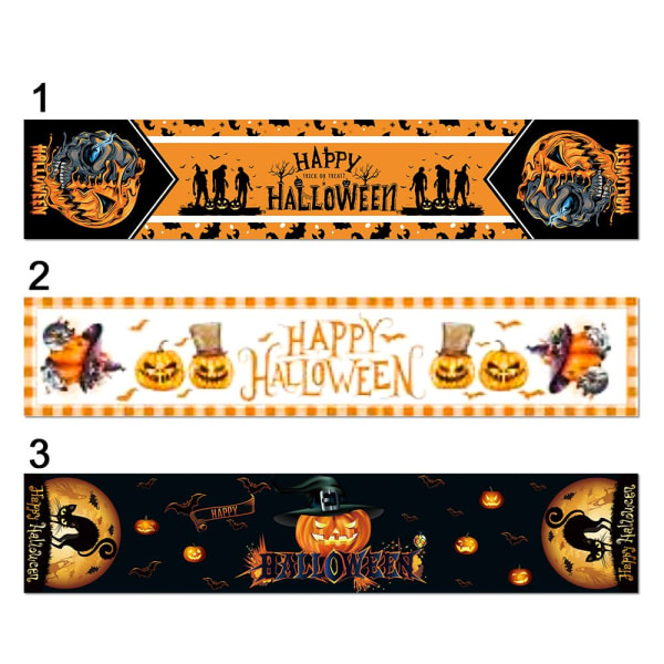 Halloween Bordløper Ornament Duktrekk 1