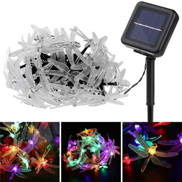 Dragonfly String Lights Fairy Light MULTICOLOR MULTICOLOR Multicolor