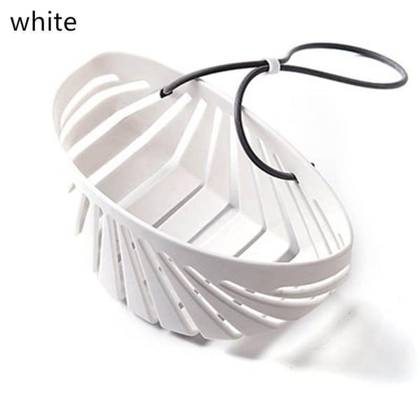 Avløpspose Kurv Vask Holder HVIT White