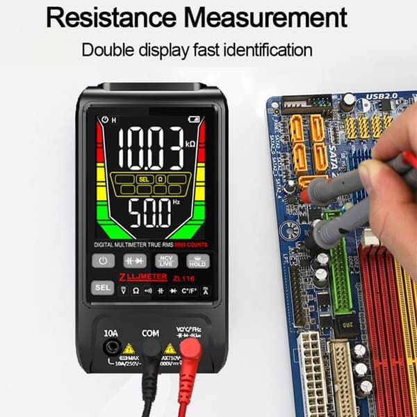 Digital Multimeter Spenningsdetektor Spenningsmåler
